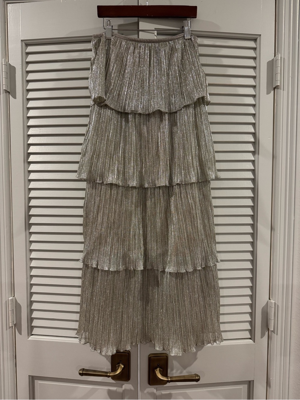 SAYLOR Beige Knit Top with Branded Labels